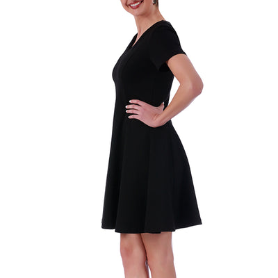 InstantFigure Short V-neck flared skirt Panel dress 16808M, North Charleston, South Carolina, SC