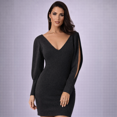 InstantFigure Short dress with long sleeves 168247