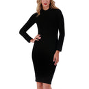 InstantFigure Mock Neck Long Sleeve Short dress 16920D, Dallas, Texas, TX