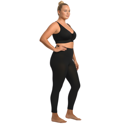 InstantFigure Power Plus Size Mesh Hi-waist leggings 180PL028C