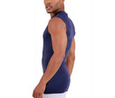 Insta Slim ISPro USA Camisa de compresión media sin mangas con cuello redondo alto 2MAT018