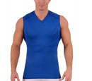 Insta Slim ISPro USA Camisas grandes y altas de compresión media sin mangas con cuello en V alto 2VAT013BT