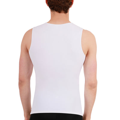Insta Slim ISPro USA Camiseta sin mangas con cuello en V de compresión media grande y alta - 2VAT0N1BT