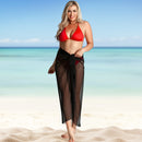 InstantFigure Long Sheer Mesh Cover-up Sarong 33631