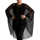 InstantFigure Instawrap Shahl Sheer Mesh Coverup Top 33COCT