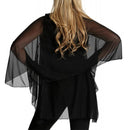 InstantFigure InstaWrap Sheer Mesh Long Shawl Coverup 33COLS