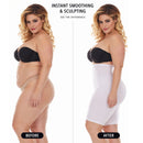 InstantFigure Hi-Waist Shorts Open Gusset Plus Size Shapewear WSH4211C