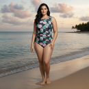 InstantFigure New Succulent High-Neck One-Piece Swimsuit 71591P