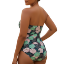 InstantFigure New Succulent Bandeau One-Piece Swimsuit 71624P