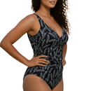 InstantFigure Feathers Wrap One-Piece Swimsuit 78443P