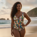 InstantFigure Hawaii Wrap One-Piece Swimsuit 86443P