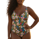 InstantFigure Hawaii Wrap One-Piece Swimsuit 86443P