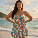 InstantFigure Hawaii Skirted One-Piece Swimsuit 86556P