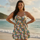 InstantFigure Hawaii Skirted One-Piece Swimsuit 86556P