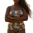 InstantFigure Hawaii Bandeau One-Piece Swimsuit 86624P