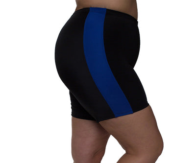 Pantalones cortos de compresión con bloques de color InstantFigure Activewear-AWS015