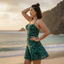 InstantFigure Tropical State Skirted One-Piece Swimsuit 90556P