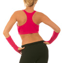 InstantFigure Activewear Sujetador deportivo de compresión con espalda cruzada AWT019