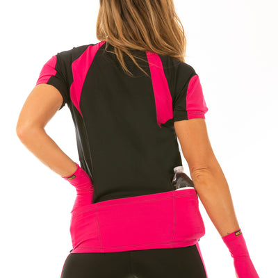 InstantFigure Cycling Compression Shirt With Back Pockets AWT026