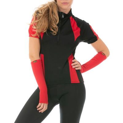 InstantFigure Cycling Compression Shirt With Back Pockets AWT026