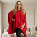 InstantFigure InstaWrap Tunic Shahl with Cold Shoulders 169COTU
