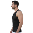 Men's Hollow out mesh sleeveless v-neck tank