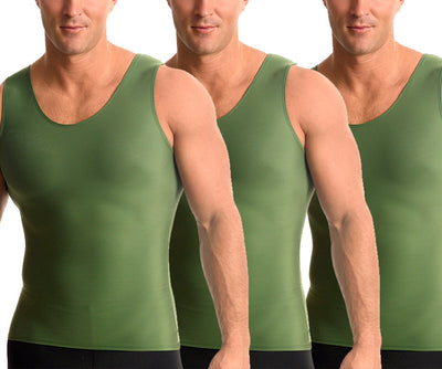 3-Pack Insta Slim Activewear Compression Muscle Tank Shirt MA0003BT, Redmond, Washington, WA