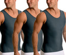 3-Pack Insta Slim I.S.Pro USA Activewear Compression Muscle Tank MA0003BT