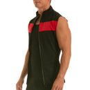 Insta Slim Compression Activewear Color Block Zip Up Vest MA0012