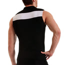 Insta Slim Compression Activewear Color Block Zip Up Vest MA0012