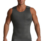 Insta Slim ISPro USA Activewear Camiseta sin mangas de compresión para músculos con hombros con gancho y bucle MA00V1