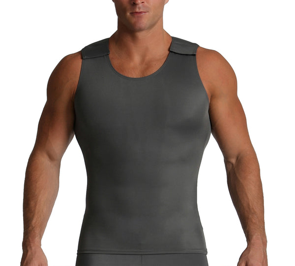 Insta Slim Activewear Compression Muscle Tank with Hook & Loop MA00V1, West Hollywood, California, CA