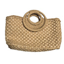 Woven Straw Top Handle Tote Bag – Summer Beach & Resort Handbag MMA8355