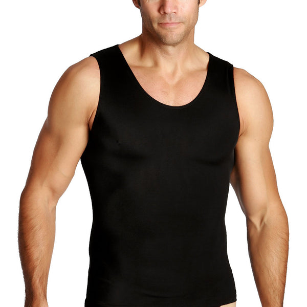 Comperssion Shapewear Black Muscle Tank Newport California