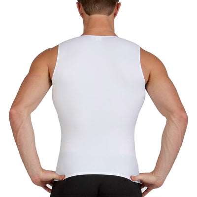 Insta Slim ISPro USA Camiseta sin mangas de compresión con cremallera lateral derecha de 12 pulgadas MS00Z1