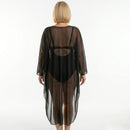 InstantFigure Instawrap Shahl Sheer Mesh Coverup Top 33COCT