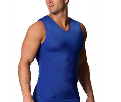 Insta Slim I.S.Pro USA Activewear Compression Sleeveless V-Neck Tank-VA00N1