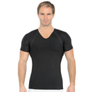 Insta Slim Compression Side & Back Power Mesh Panel V_Neck Shirt VS2307