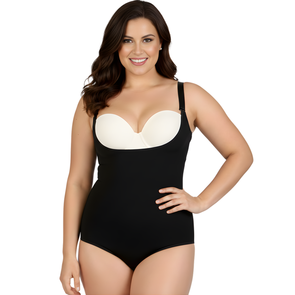 InstantFigure Premium quality Plus Size women Undersbust Brief with adj Bra Straps WBBS009C, made in the USA, Mentor, Ohio, OH