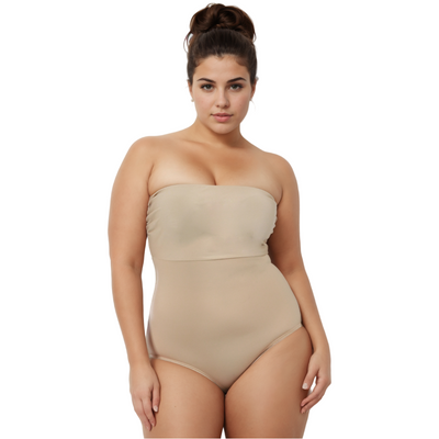 Plus Size InstantFigure Bandeau Brief Bodysuit Shapewear , Brooklyn, New York, NY