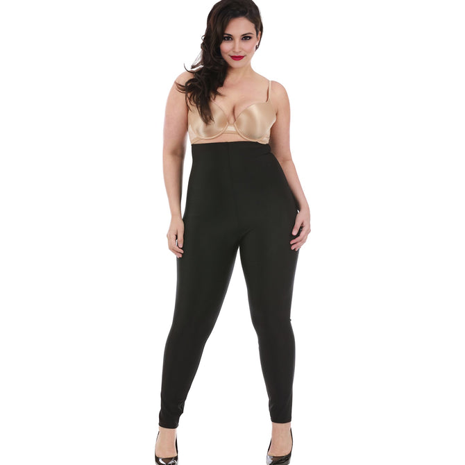 InstantFigure Plus Size Hi-Waist Tummy Control Leggings WP40221C