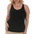InstantFigure Shirred Tank Top Plus Size Shapewear WT40011C