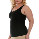 InstantFigure Shirred Tank Top Plus Size Shapewear WT40011C