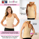 InstantFigure  Scoop Tank Top Plus Size Shapewear WT40021C