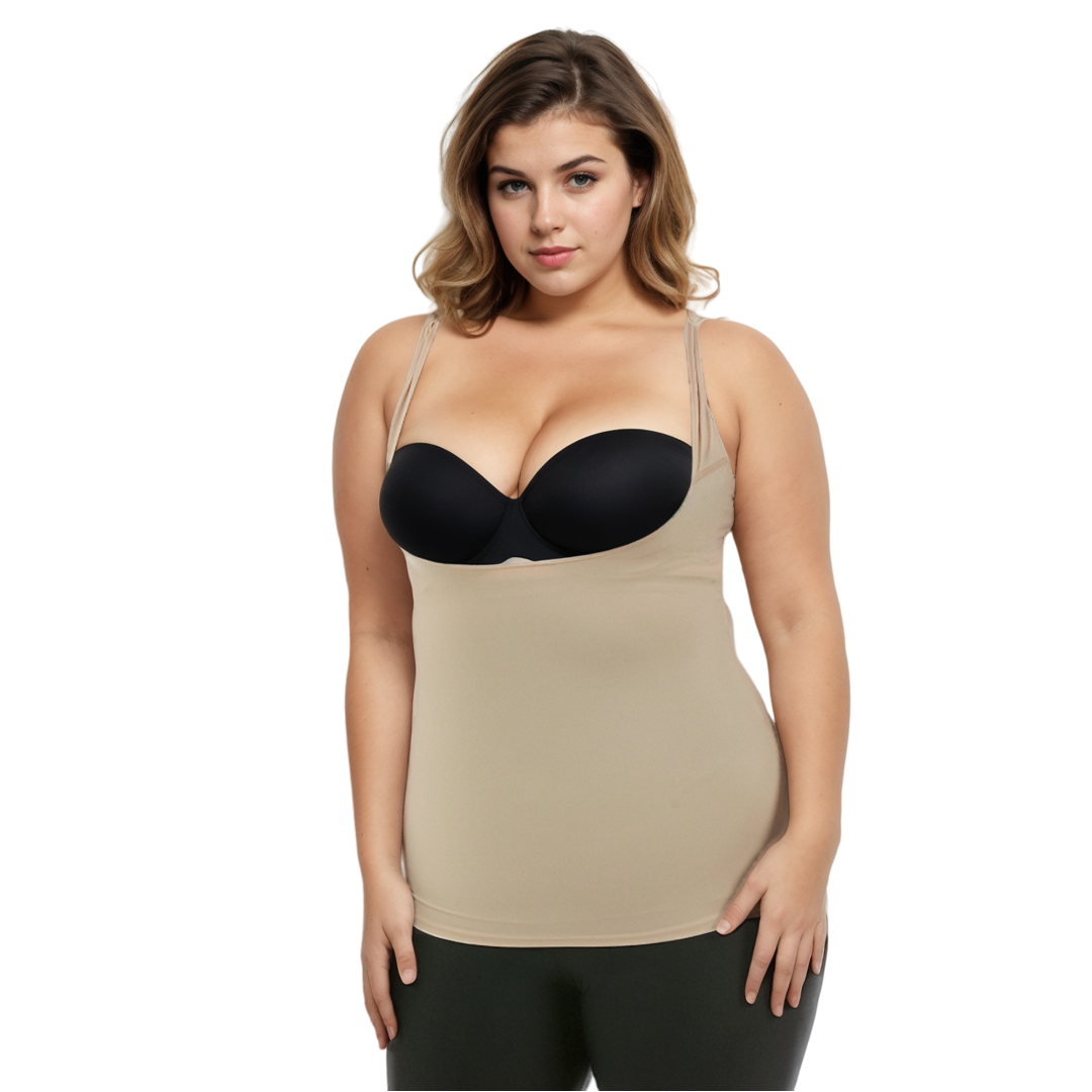 InstantFigure Underbust Tank Top Plus Size Shapewear for curvvy
