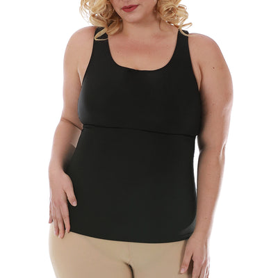 InstantFigure Plus Size Empire Seam Tank Top WT4061C