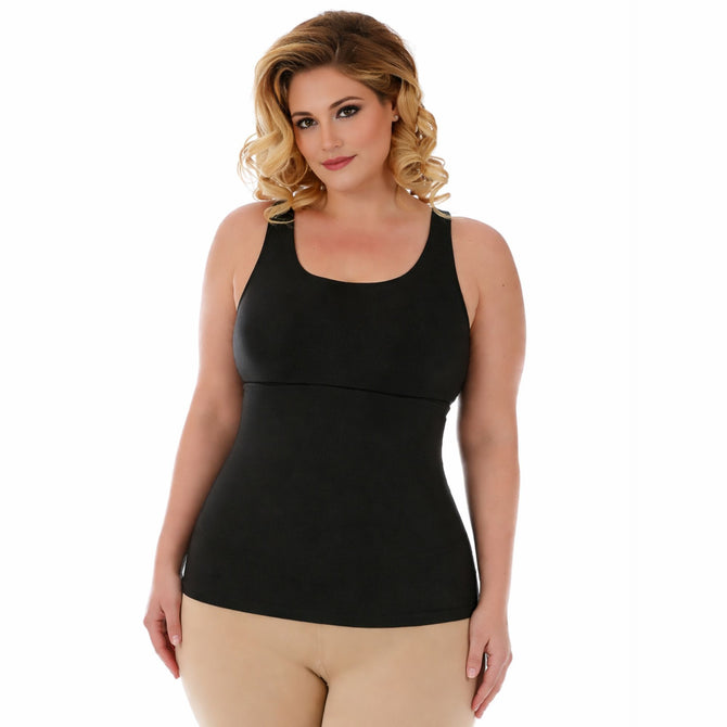 InstantFigure Plus Size Empire Seam Tank Top WT4061C