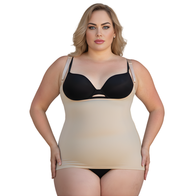 InstantFigure Underbust Tank Top with Bra Straps WTBS004