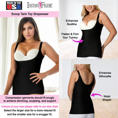 high compression shapewear tops