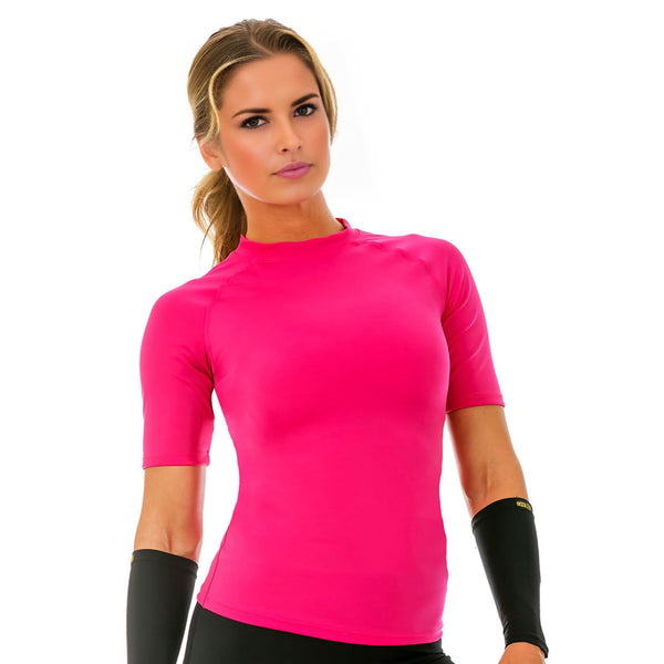 InstantFigure Activewear Compression Short Sleeve Top AWT025